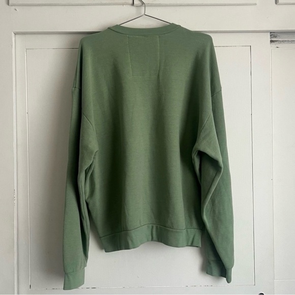 Aviator Nation in sage crew neck - Picture 3 of 7